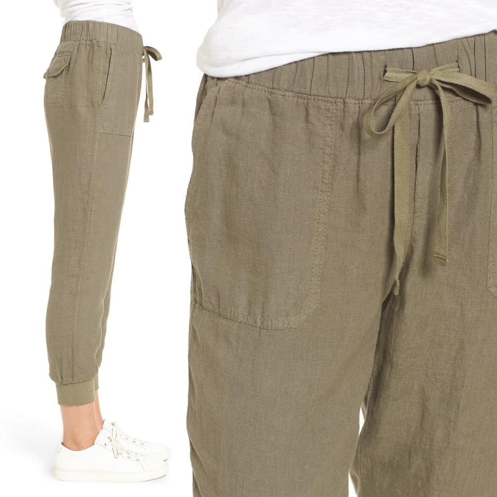 NEW Caslon Linen Jogger Pants - Picture 2 of 3